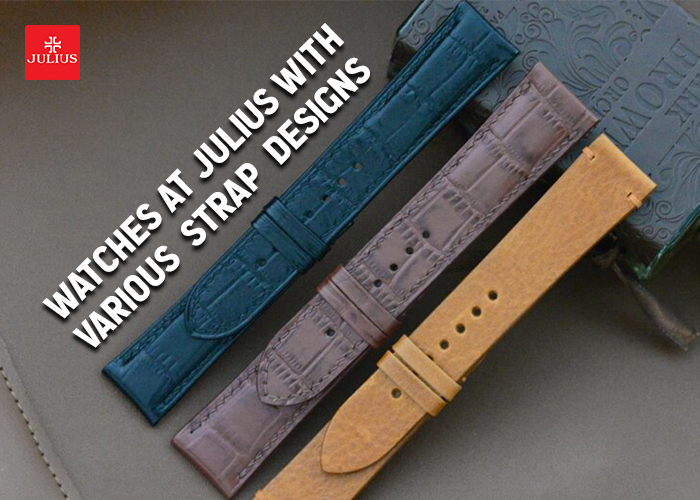 Watches at Julius with various strap designs