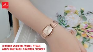 Leather vs metal watch strap: Which one should women choose?