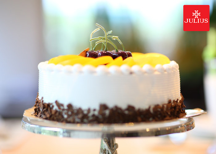 Birthday cake and flower combo